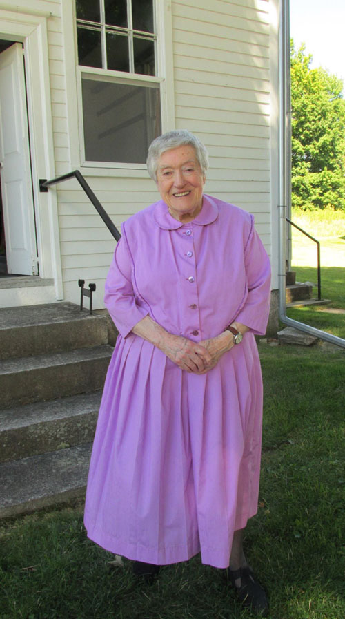 One Of The Last Shakers, Sister Frances Carr, Dies At 89 The Two-Way NPR