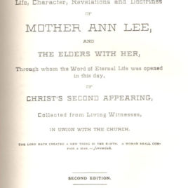 Precepts of Mother Ann