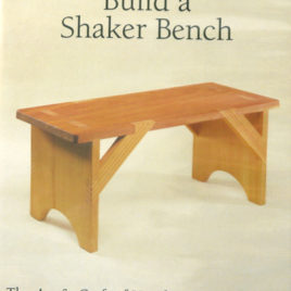 Chris Becksvoort Build a Shaker Bench DVD