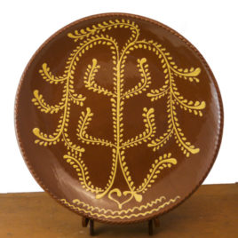Redware Plate Tree of Life