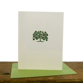 Tree of Life Letterpress Blank Card