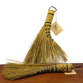 Handmade Plaited Turkey Wing Broom