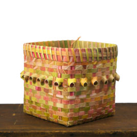 Watercolor Paper Fancy Basket by Carolyn Kemp