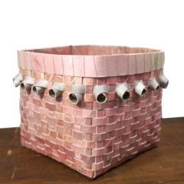 Watercolor Paper Fancy Basket by Carolyn Kemp