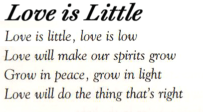 Lyrics - Love Is Little
