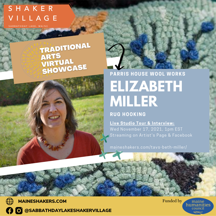 Traditional Arts Virtual Showcase - Beth Miller, Parris House Wool Works