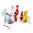 Hen Ornaments - Whimsy Stitched Felt Kits by Heidi Boyd