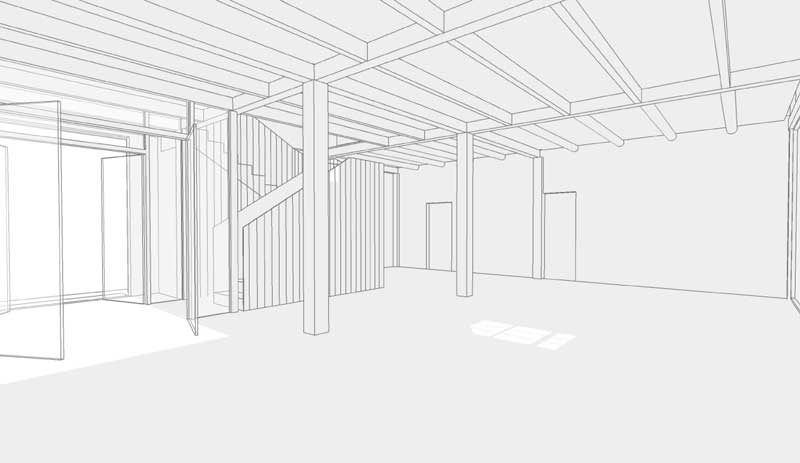 Shaker Village Herb House Capital Campaign – Wood Shed Rendering