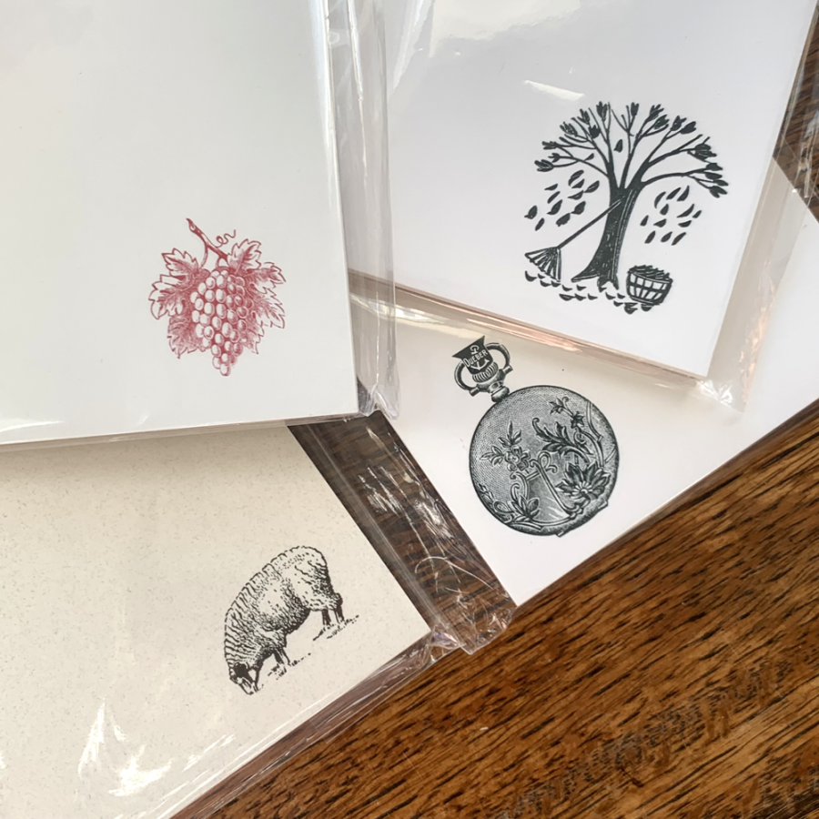 Letterpress Notepads by Grant House Press