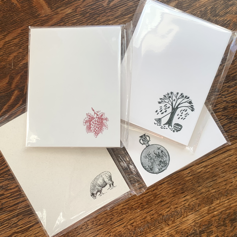 Letterpress Notepads by Grant House Press