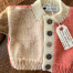 Hand Knit Baby Sweater 6-9 Months by Bonnie Faulkner