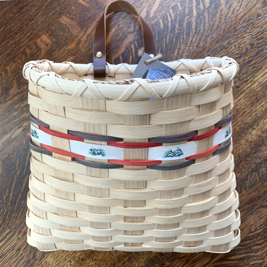 Card/Mail Wall Hanging Basket by Kennebunk Basketry