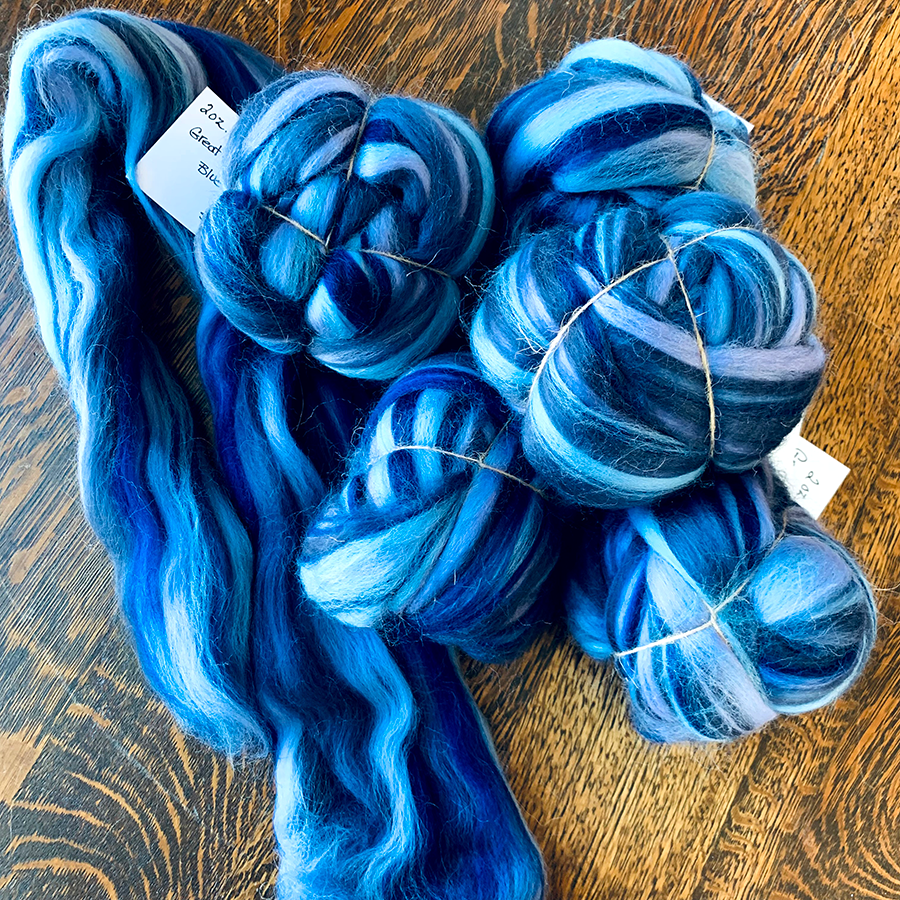 Merino Wool Roving by Betsey Leslie