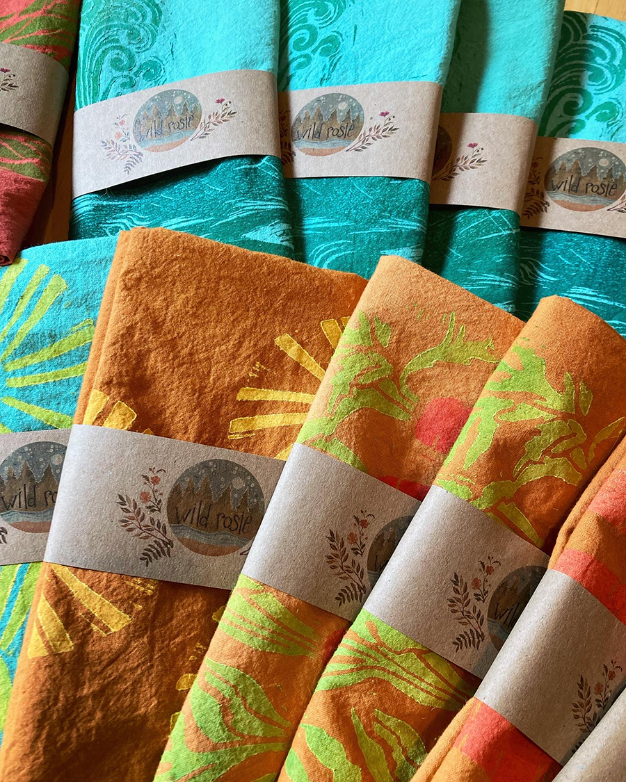 Block Printing Workshop at Shaker Village with Wild Rosie