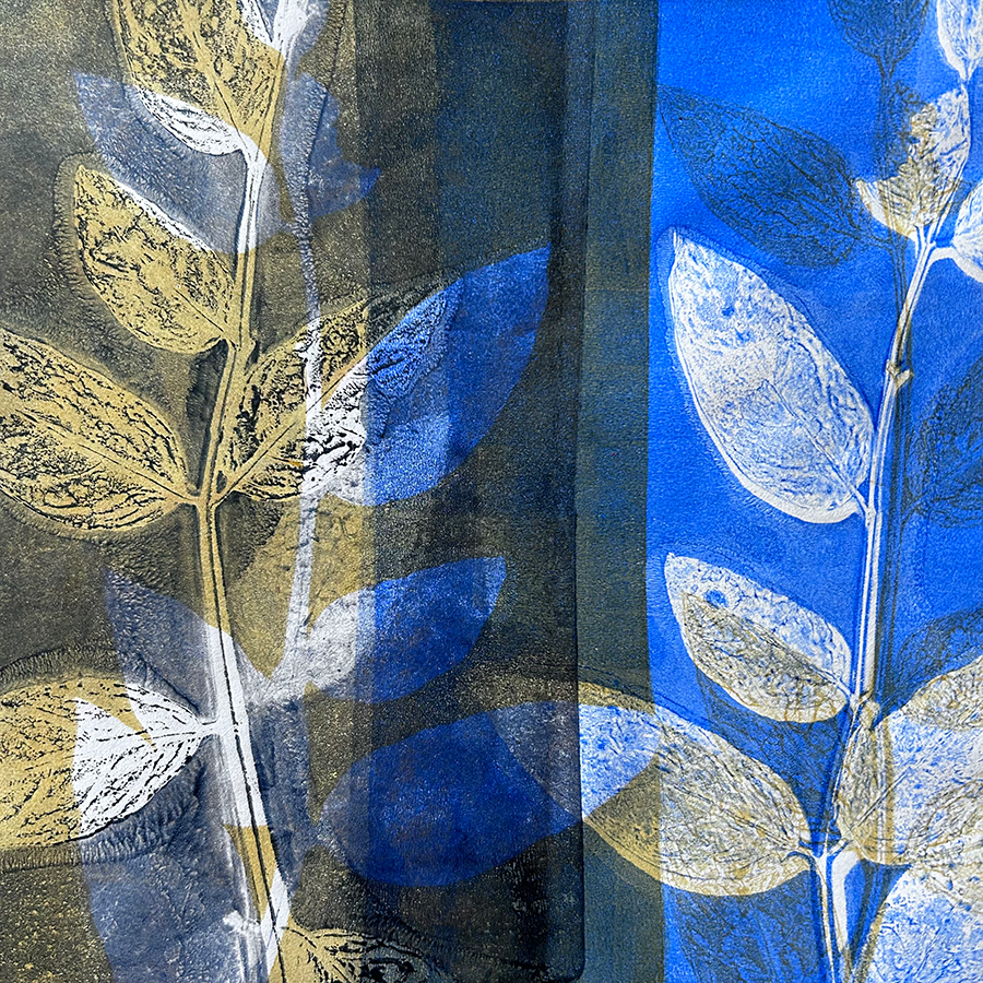 Intermediate Gel Printing Workshop with Bonnie Faulkner at Shaker Village