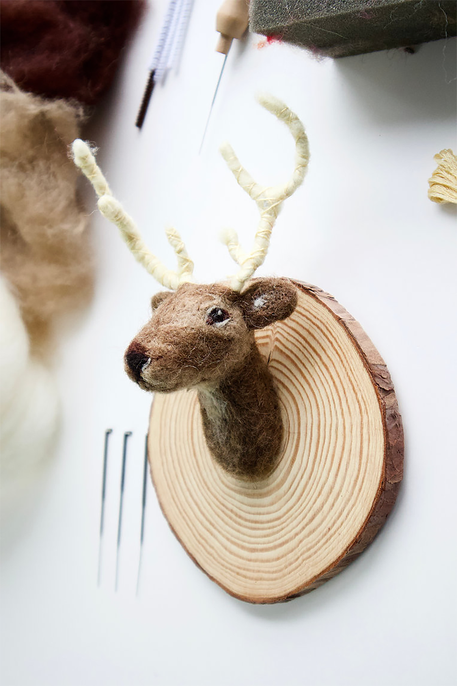 Oh Deer! Needle Felted Taxidermy Workshop with Gabrielle Stratmann at Shaker Village