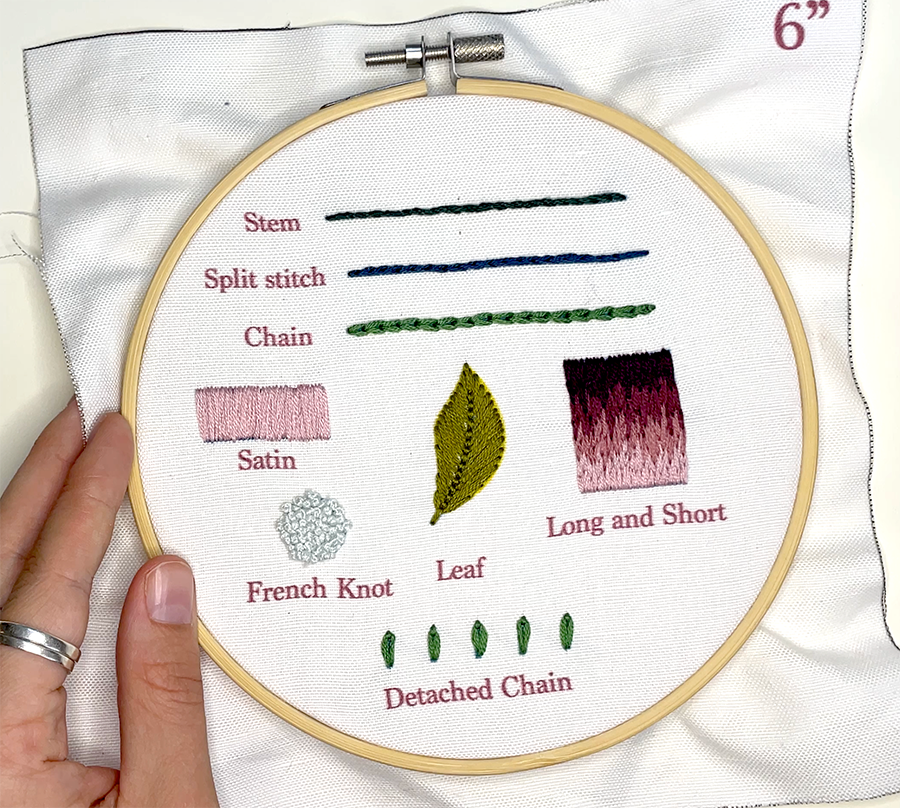 Stitch Sampler Embroidery Workshop with Gabrielle Stratmann at Shaker Village Stitch Sampler Embroidery Workshop with Gabrielle Stratmann at Shaker Village