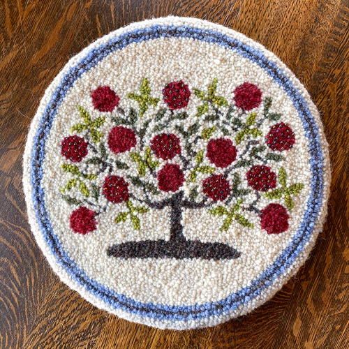 Tree of Life Punch Needle Wall Hanging by Bonnie Falkner for Shaker Village