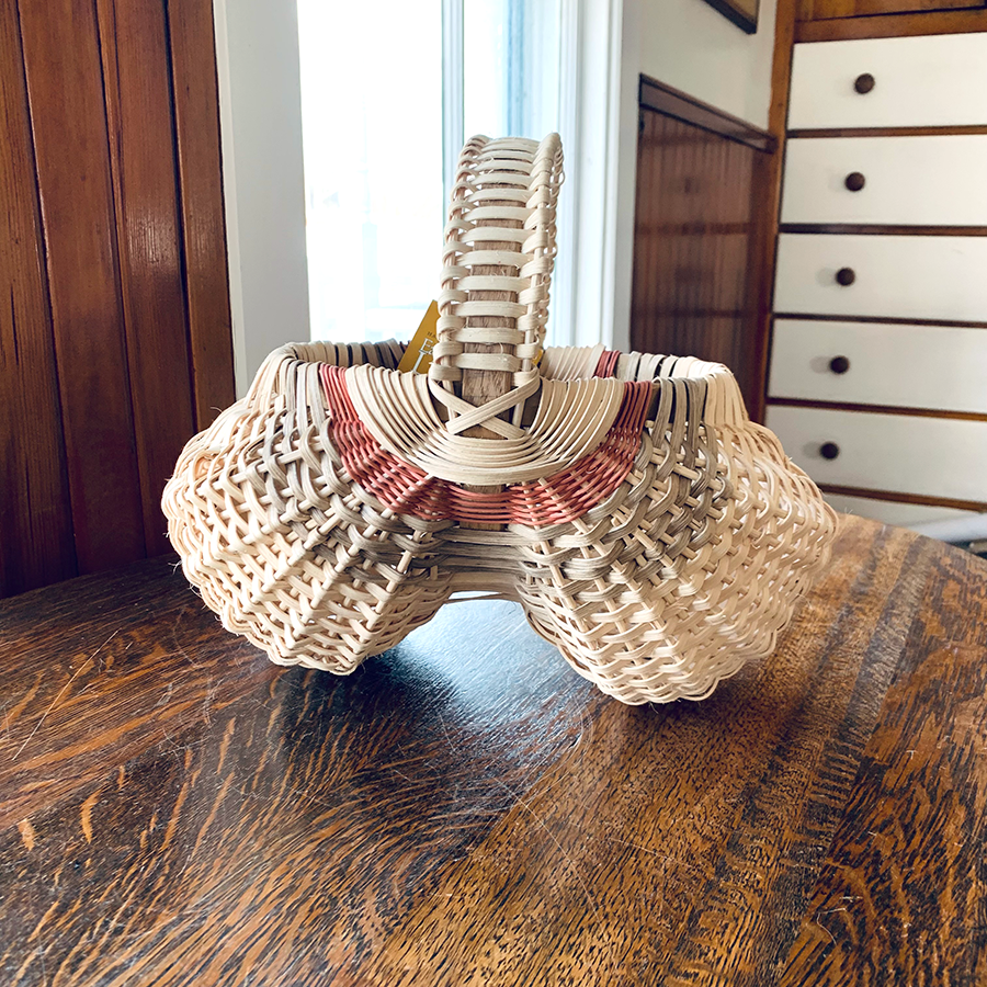 8" Egg Basket by Kathryn Polletto of Kennebunk Basketry with Shaker Village