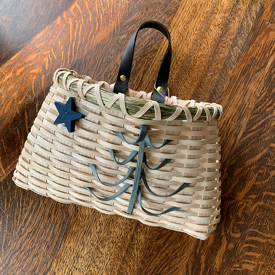 Maine Flag Basket by Kennebunk Basketry