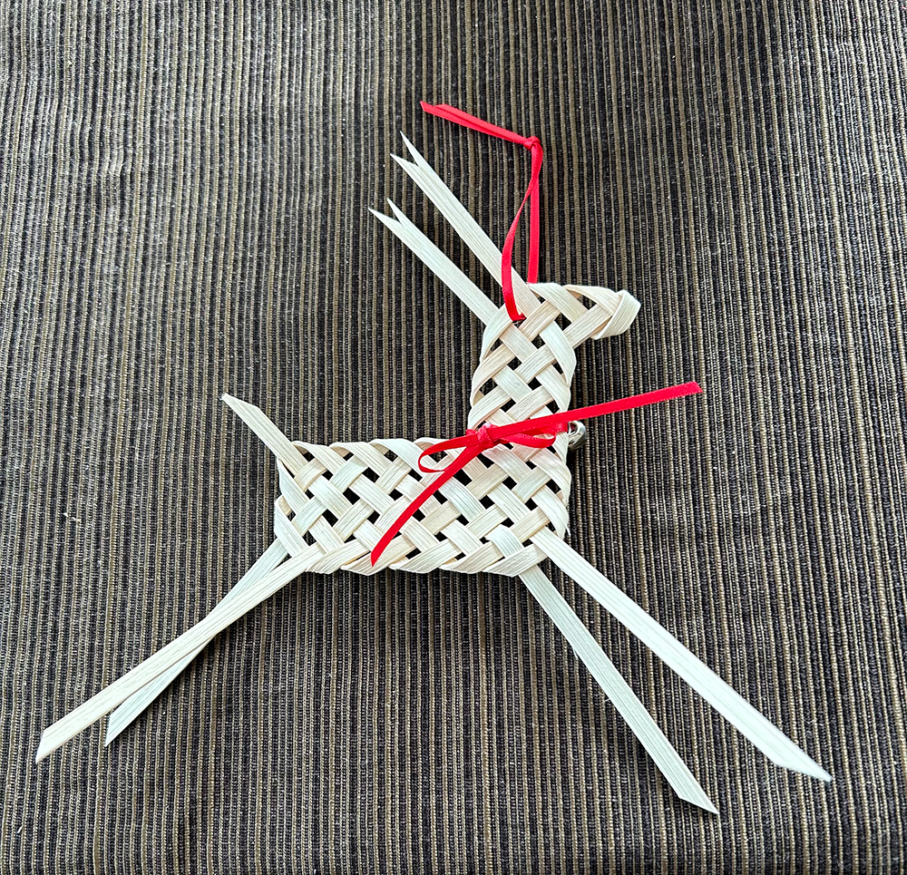 Woven Reindeer Virtual Workshop with Kathryn Polletto of Kennebunk Basketry with Shaker Village