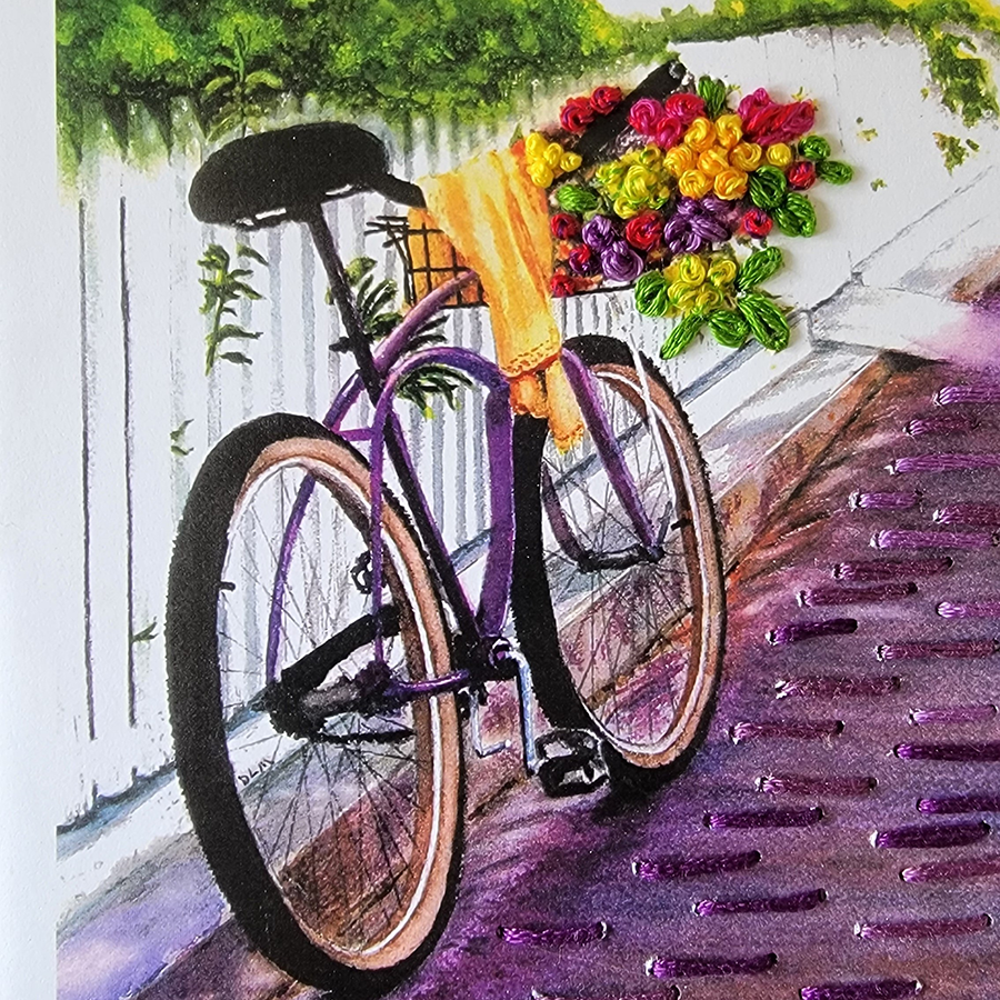 Embroidered Cards Workshop with Robert Sheckler of Redmond Philbert Handwork