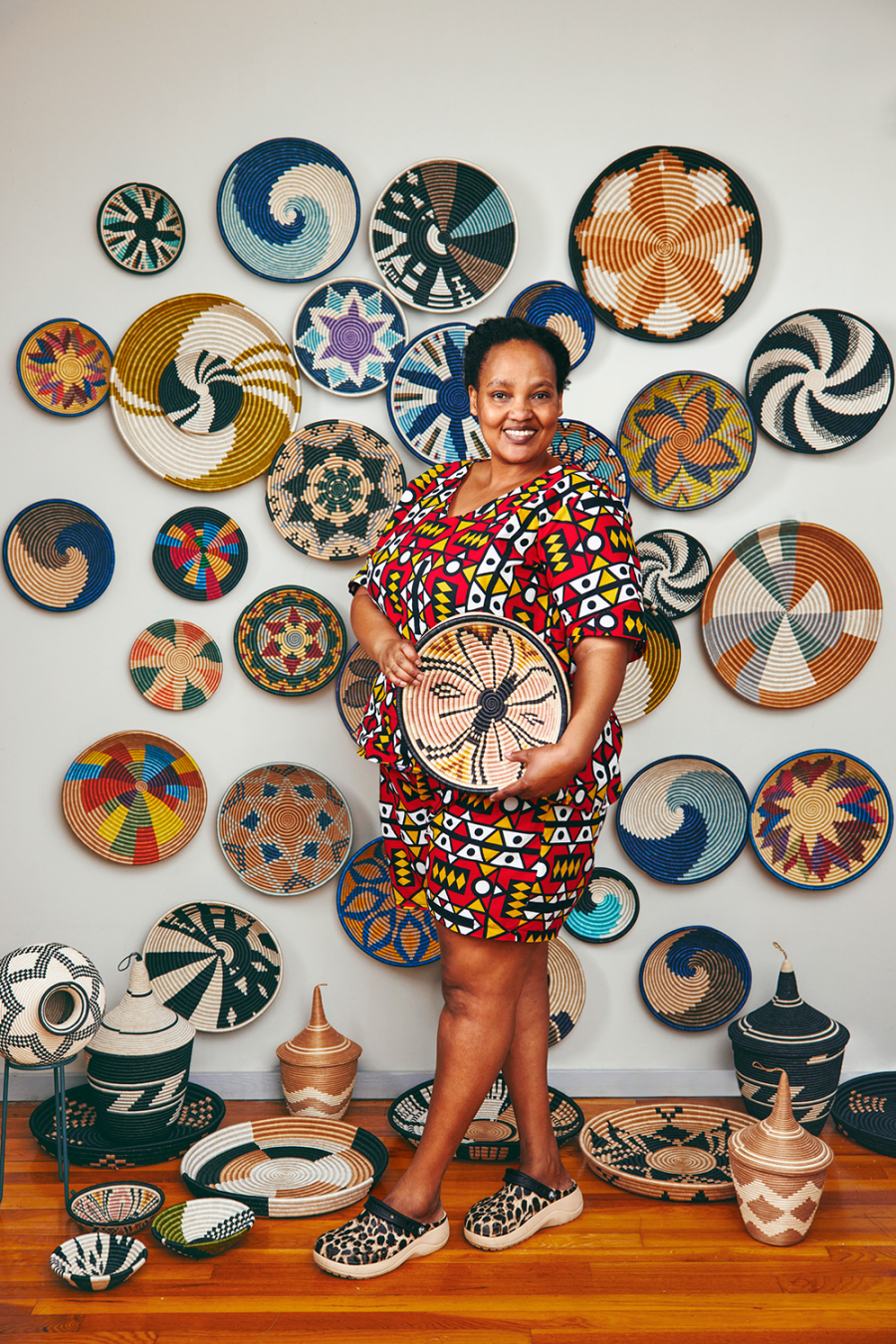 Ange Muhorakeye, photo from Maine Craft Association