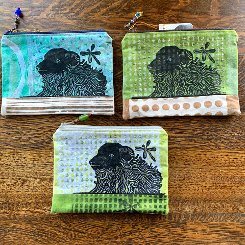 Sheep Pouches by Bonnie Falkner for Shaker Village