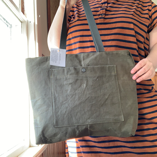 Canvas Zip Tote Bag by Brian Braley