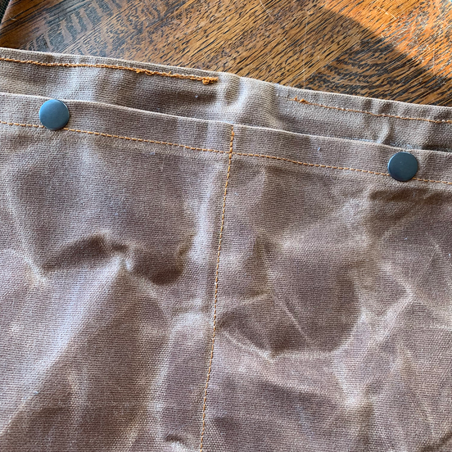 Waxed Canvas Crossbody Bag by Brian Braley