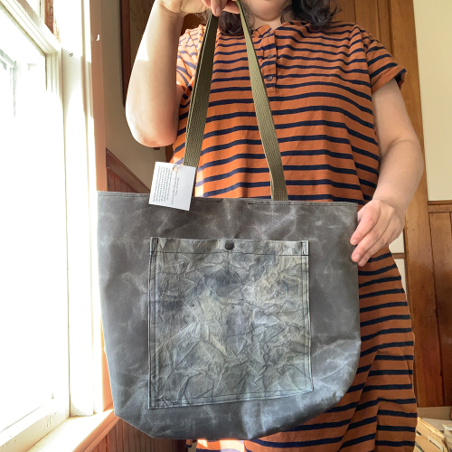 Waxed Canvas Tote Bag by Brian Braley