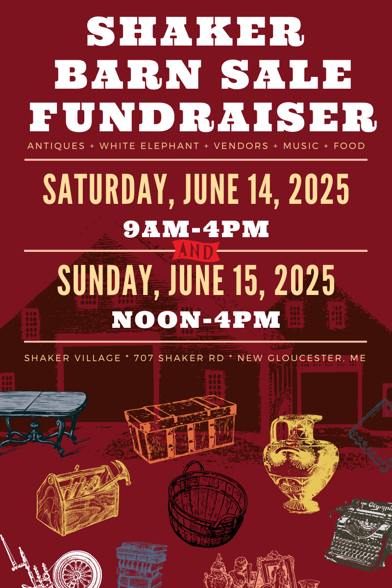 Shaker Barn Sale Fundraiser 2025