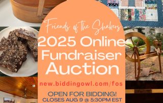 Friends of the Shakers Annual Online Auction 2025