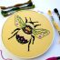 Bugbroidery Bee Embroidery Kit