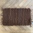 Alpaca Pet Mat Rug- Handmade on a peg loom by Kathleen Wentworth of Notta Lotta Farm