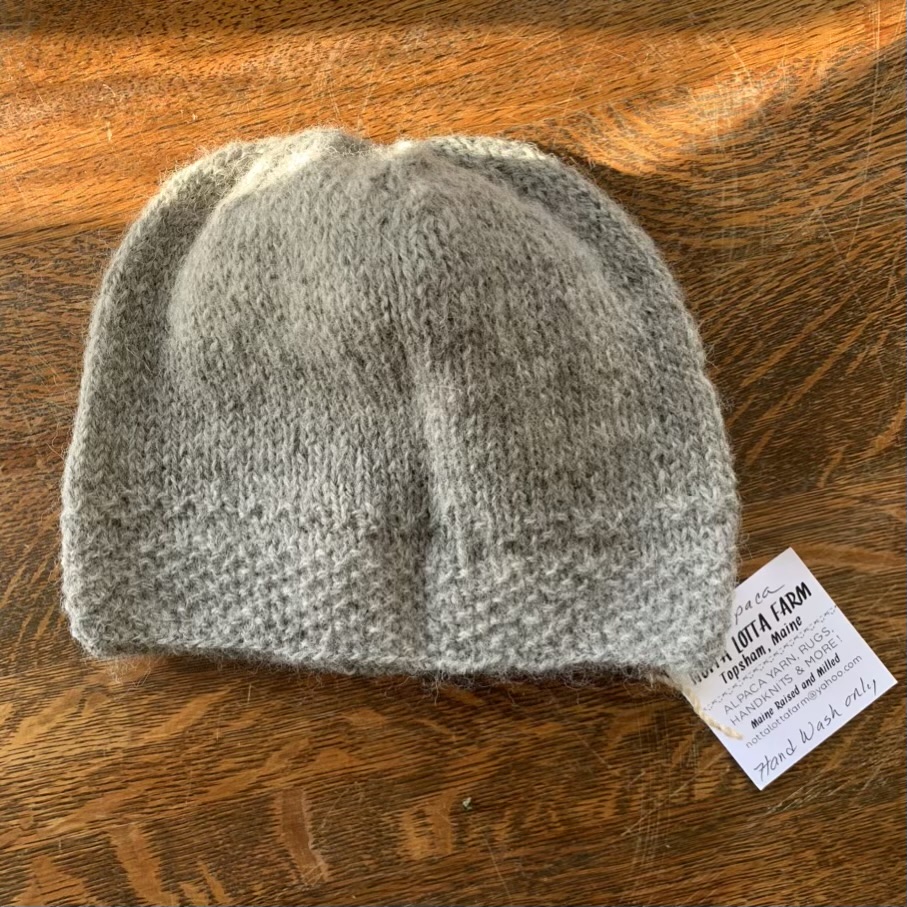 Alpaca Adult Beanie Hats by Notta Lotta Farm, Maine