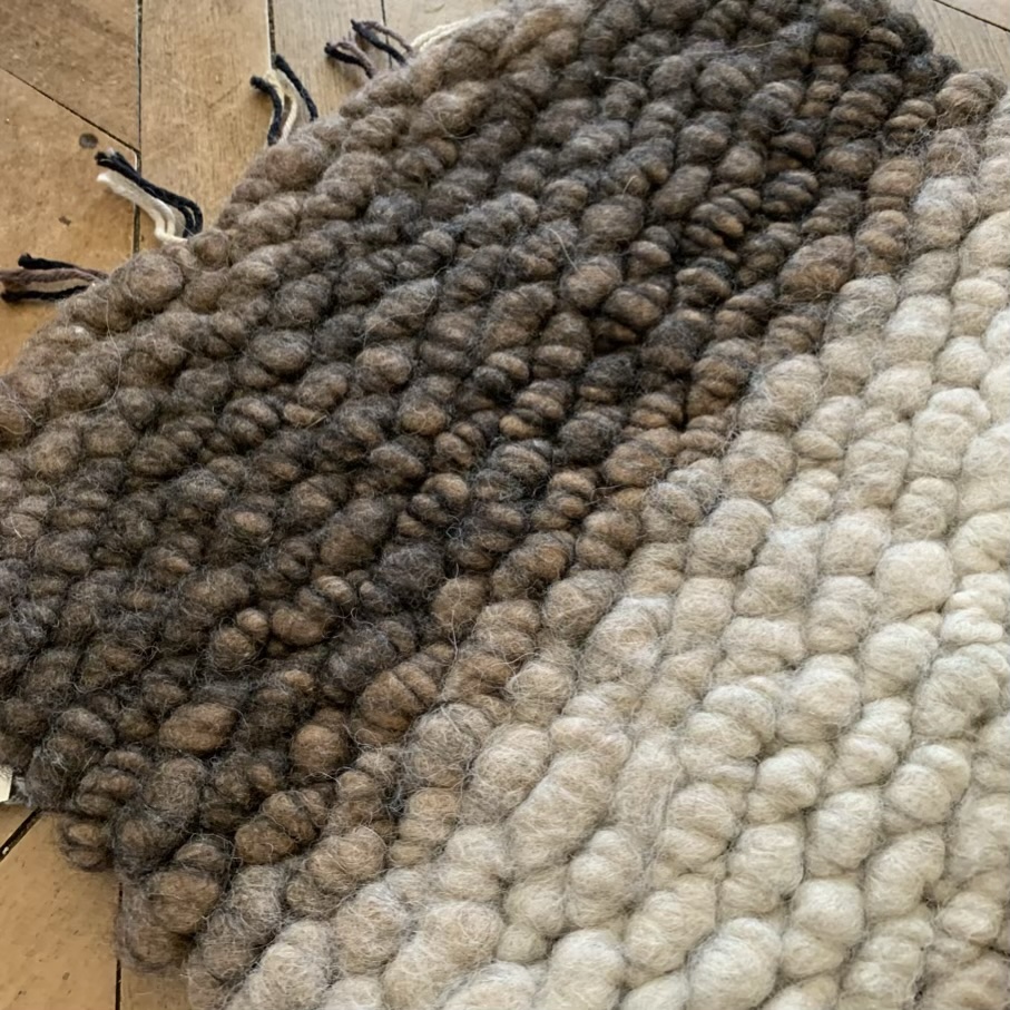Handmade Alpaca Runner Rug 55" x 14" - Image 3