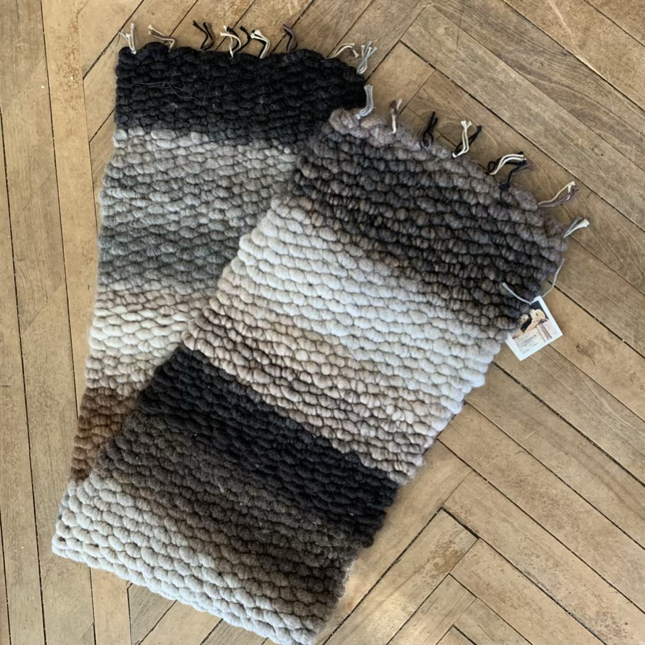 Handmade Alpaca Runner Rug 55" x 14"