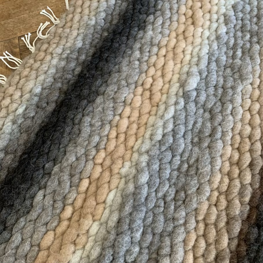 Handmade Alpaca Rug 45" x 24" - Image 3